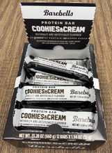 Load image into Gallery viewer, Barbells Cookies and Cream Protein Bar
