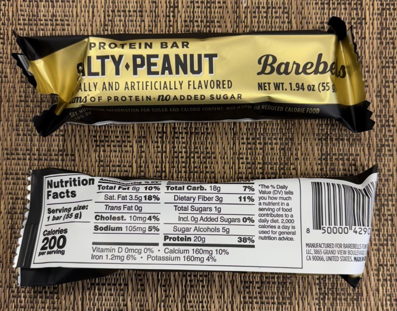 Barbells Salty Peanut Protein Bar