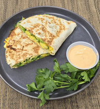 Load image into Gallery viewer, Broccoli Cheddar Quesadilla
