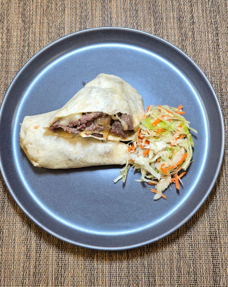 French Onion Steak Wrap